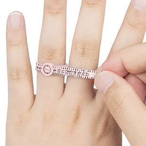 esLife Ring Sizer Measuring Tool Reusable Finger Size Gauge Jewelry Sizing Tool 1-17 USA Rings Size (Pink) Pink 1 pack - esLife