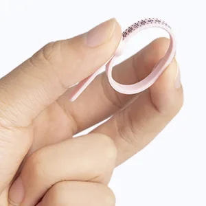 esLife Ring Sizer Measuring Tool Reusable Finger Size Gauge Jewelry Sizing Tool 1-17 USA Rings Size (Pink) Pink 1 pack - esLife