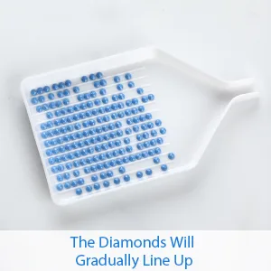 6PCS Plastic Diamond Art Painting Bead Sorting Trays (3.8 x 2.2 Inches), Accessories and Tools for DIY Crafts - FEBSNOW diamond painting trays