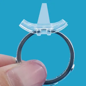 16 Pack Ring Size Adjuster for Loose Rings, 8 Size Silicone Resizer Invisible Ring Spacer Fit for Women and Men's Different Band Widths - Step 2