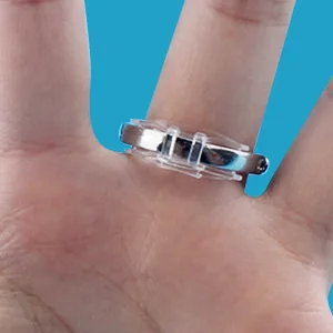 16 Pack Ring Size Adjuster for Loose Rings, 8 Size Silicone Resizer Invisible Ring Spacer Fit for Women and Men's Different Band Widths - Step 4