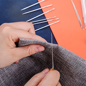 23 PCS Large Eye Sewing Needles, 2.36in Sewing Sharp Needles, Leather Needle Embroidery Thread Needle, Stainless Steel Yarn Knitting Needles with a 3.3in Plastic Bottle - large eye sewing needles