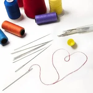 25/50 PCS Premium Large Eye Large gage Needles for Hand Sewing with 2 Needle Threaders, Assorted Sizes, Embroidery Needles for Hand Sewing, Big Eye Needle 25 pack - 25 needles