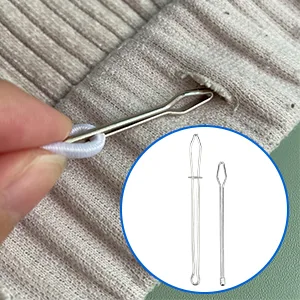 Needle Threaders Tool Set 19 in 1 for Hand Sewing, Sewing Machine, DIY (5 Pcs Gourd Shaped Threaders + 5 Pcs Thumb Shaped Threaders + 2 Pcs Drawstring Threaders + 2 Pcs Seam Rippers + 5Pcs Needles) Gourd Shape+Thumb Shape - Drawstring Threaders