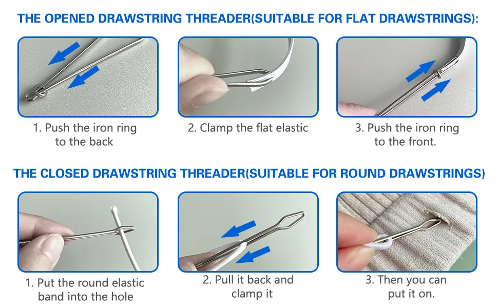 Needle Threaders Tool Set 19 in 1 for Hand Sewing, Sewing Machine, DIY (5 Pcs Gourd Shaped Threaders + 5 Pcs Thumb Shaped Threaders + 2 Pcs Drawstring Threaders + 2 Pcs Seam Rippers + 5Pcs Needles) Gourd Shape+Thumb Shape - Easy to Use Drawstring Threaders