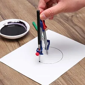 LOONENG Ruling Pen for Masking Fluid, Designed for Cartography, Calligraphy, Fine Line Drawing and Technical Drawings, Suitable for Use with Masking Fluid, Drawing Ink, Indian Ink and Gouache Black - Ruling Pen for Masking Fluid