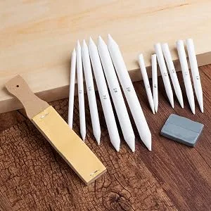 Mr. Pen- Blending Stump, 14 Pack with Art Eraser, Blending Stumps for Drawing, Shading Pencils for Sketching, Blending Pencil, Blending Sticks for Drawing, Blending Tool, Blending Tools for Drawing - Mr. Pen- Blending Stump, 13 Pack with Art Eraser,