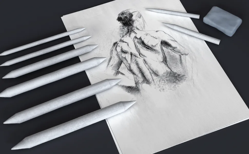 Mr. Pen- Blending Stump, 14 Pack with Art Eraser, Blending Stumps for Drawing, Shading Pencils for Sketching, Blending Pencil, Blending Sticks for Drawing, Blending Tool, Blending Tools for Drawing - Mr. Pen- Blending Stump, 13 Pack with Art Eraser,