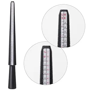 Mr. Pen- Ring Sizer Measuring Tool Set, Ring Sizer Guage & Plastic Ring Mandrel with 1 Polishing Cloth, Ring Sizer, Ring Measure for Fingers, Ring Sizing Kit, Ring Finger Sizer, Ring Sizer Tool. - Ring Sizer Measuring Tool Set, Ring Sizer Guage & Plastic Ring Mandrel with 1 Polishing Cloth