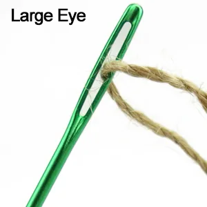 Yarn Needle with Big Eye Bent in Box for Tapestry,Sewing Wool ,Weaving,Darning - Big Eye Bent Yarn Needle in Box