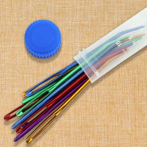 Yarn Needle with Big Eye Bent in Box for Tapestry,Sewing Wool ,Weaving,Darning - yarn needles