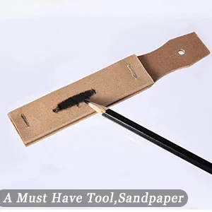 12 PCS Blending Stumps and Tortillions Paper Art Blenders with Sandpaper Pencil Sharpener Pointer for Student Artist Charcoal Sketch Drawing Tools - xiao 9