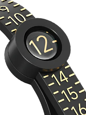 Ring Sizer Measuring Tool Reusable Finger Size Gauge Jewelry Sizing Tool 1-17 USA Rings Size (Black) Black Sizer | Gold Scale - REIDEA