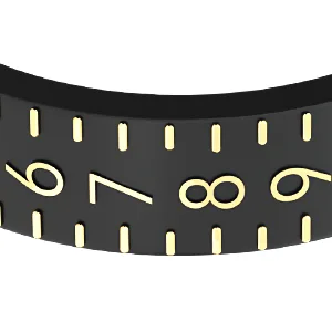 Ring Sizer Measuring Tool Reusable Finger Size Gauge Jewelry Sizing Tool 1-17 USA Rings Size (Black) Black Sizer | Gold Scale - REIDEA