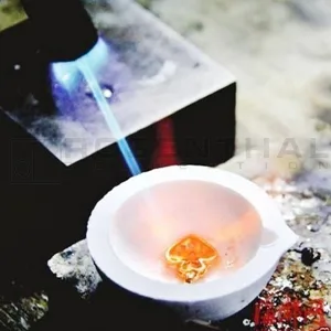 Rosenthal Collection Ceramic Crucible Bowl Dish Premium Italian Cup Furnace Melting Casting Refining Gold Silver (200g) 200 Grams - ceramic crucible bowl premium italian dish cup furnace melting casting refining gold silver