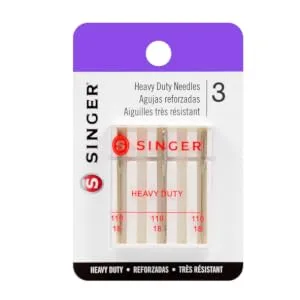 SINGER Sewing Machine Needles, 1-Pack, Size 18 3/Pkg - product information 1