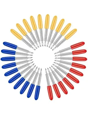 20 Pcs Replacement Blades for Cricut Explore Air2/Air 3 /Maker Cutting Machines - Including 5PCS Fine-Point Blades, 10PCS Standard Blaeds and 5PCS Deep Cutting Blades for Replacement Cricut Blades - product information 2