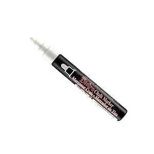 Uchida 480-C-0 Broad Point Tip Bistro Window Chalk Marker, White - product information 1