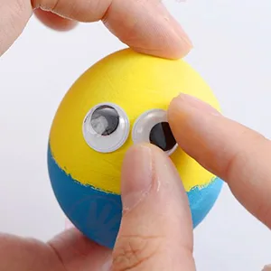 Vivixin 730pcs Self Adhesive Wiggle Googly Eyes, Black Plastic Googly Eye for Crafts, Wobbly Googly Eyes, Large and Small Assorted Sizes Sticker Eyes for DIY - product information 4