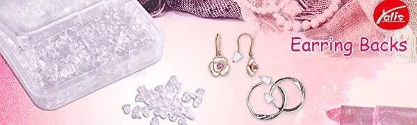 Silicone Clear Earring Backs 1200 Pieces Bullet Earring Clutch by Yalis Bullet Clutch*1200 - LOTS OF EARRING BACKS