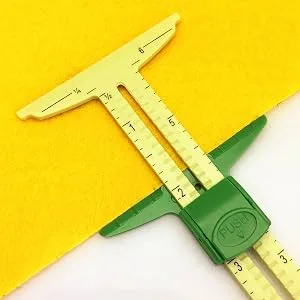 YEQIN 5-in-1 Sliding Gauge Measuring Sewing Tool Style1 - sewing ruler
