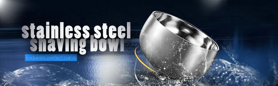 Akstore Men's Durable Shave Soap Cup Shining Double Layer Stainless Steel Heat Insulation Smooth Shaving Mug Bowl (Small) Small (Pack of 1) - B01E5J5SW6-1