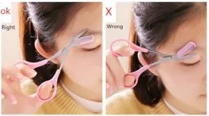 BeeSpring Women Eyebrow Trimmer Comb Eyelash Hair Scissors Cutter Remover Makeup Tool - product information 4