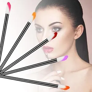 200 Disposable Lip Brush and Mascara Wand Spoolies Suitable for Lipstick and Eyelash Extensions and Eyebrow Brush (Type A) - lip brush