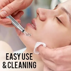 Utopia Care - Professional Blackhead and Blemish Remover - Pimple Comedone Removal 2-in-1 Extractor Tool - Spectrum Blue Silver - remover