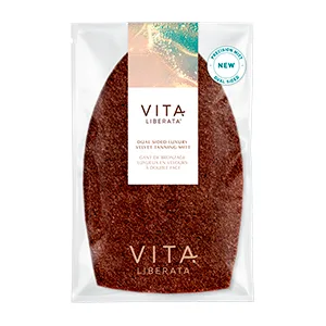 Vita Liberata Dual Sided Luxury Velvet Tanning Mitt | NEW - mitt packaging