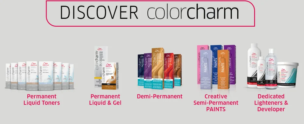 WELLA colorcharm 10 Vol Cream Developer, for Optimal Gray Blending and Rich, Multi-Dimensional End Results, 7.8oz - Discover colorcharm
