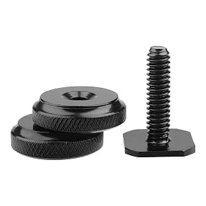 Camera Hot Shoe Mount to 1/4"-20 Tripod Screw Adapter Flash Shoe Mount for DSLR Camera Rig (Pack of 2) SL-1/4hotshoe-2 - product information 2