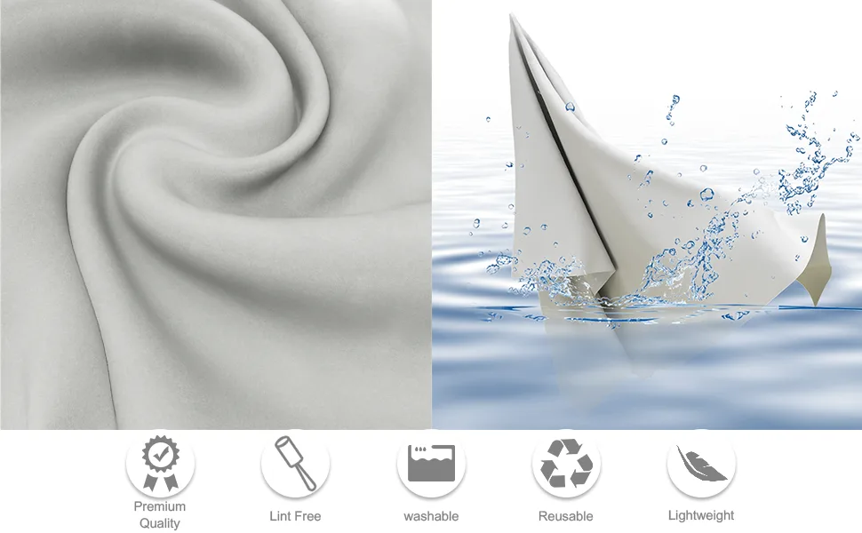 Hisewen Microfiber Cleaning Cloth Glasses Cloth Camera Lens Cleaner for Eyeglass, Phone, Camera, Tablet, Computer Screen Cleaning (12 Pack, 6X7) - glass wipes clean cloth