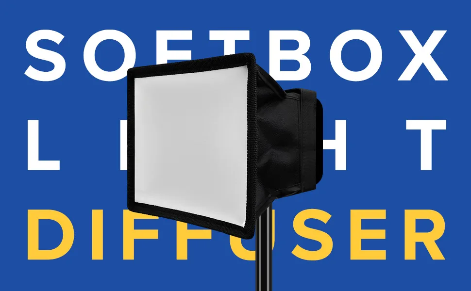 Julius Studio 6" x 6.7" (15x17cm) Collapsible Light Diffuser, Mini Softbox for Camera Photo Video LED Light Panel, JSAG158 - JSAG158 Main