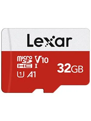 Lexar 32GB Micro SD Card, microSDHC UHS-I Flash Memory Card with Adapter - Up to 100MB/s, U1, Class10, V10, A1, High Speed TF Card - 32gb micro sd card