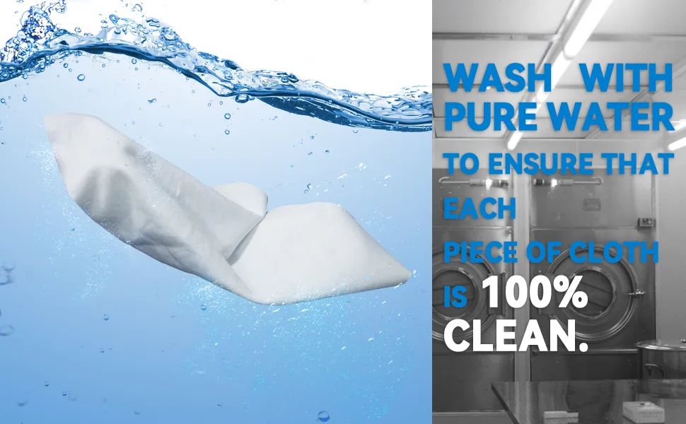 Microfiber Cleaning Cloth for Cell Phone Eyeglasses Camera Lens LCD Screens Jewelry - Wash with pure water to ensure that each piece of cloth is 100% clean