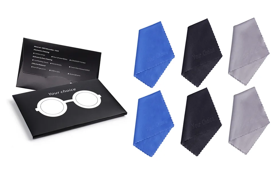 Your Choice Microfiber Cleaning Cloths 6 Pack for Eyeglasses, Camera Lens, Cell Phones, CD, DVD, Computers, Tablets, Laptops, Telescope, LCD Screens and Other Delicate Surfaces Cleaner - product information 3