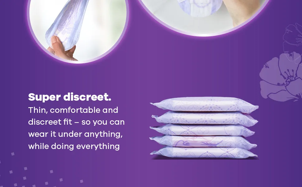 Always Discreet Incontinence & Postpartum Liners For Women, Size 2, Very Light Absorbency, Long Length, 44 Count - Always Discreet Base