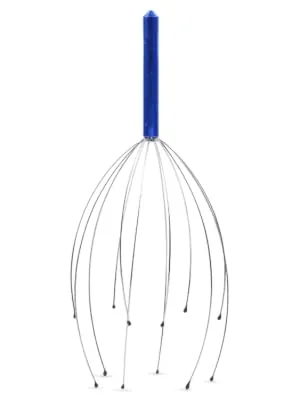 ANDALUS Scalp Massager, Handheld Head Scratcher, Gentle Beads, Stress Relief, Deep Relaxation (Red) - hang your mirror and other decor items like professional with included 33 piece Picture Hanging Kit