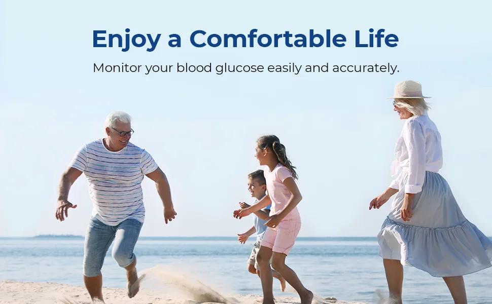 AUVON Blood Control Solution for Glucose Monitor Kit and Test Strips, 2 Pack Level 2 & Level 3 Accurate Diabetes Control Solution for Accuracy Checking (3 ml per Bottle) - diabetes test control solution