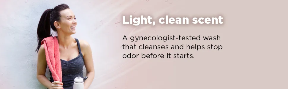 Amazon Basic Care Odor Blocking Feminine Wash Vaginal Cleanser Helps Stop Odor From Happening, 12 Fluid Ounces - odor blocking