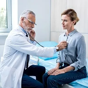 Dixie EMS Single Head Lightweight Stethoscope, Latex Free, for Doctors, Nurses, Students, Medical and Home Use - Red - doctor