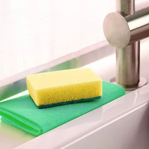 24 Count Heavy Duty Scrub Sponges Kitchen,Small Dish Sponges for Kitchen,Household Cleaning,3.5"X2.1"X0.9" - product information 4