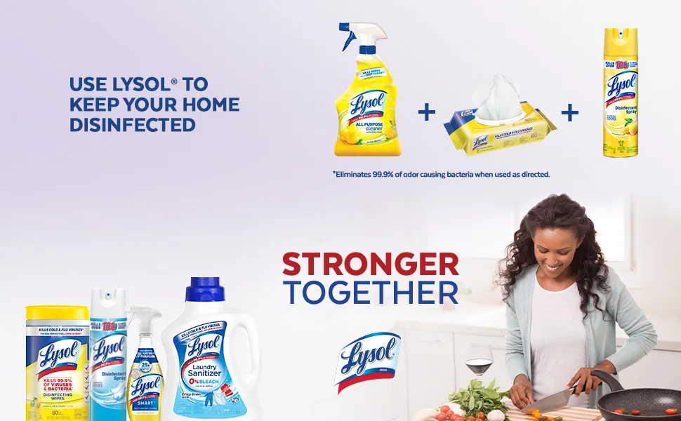 Lysol Disinfectant Wipes, Multi-Surface Antibacterial Cleaning Wipes, For Disinfecting and Cleaning, Early Morning Breeze, 80 Count - Lysol Wipes Early Morning Breeze 80ct