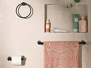 Moen YB8099CH Mason Toilet Paper Roller, Chrome - Moen Bathroom Accessories
