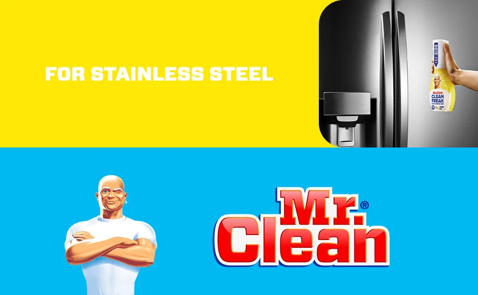 Mr Clean Magic Eraser Kitchen Scrubber, 2 Count 1 - Mr. Clean Clean Freak in use