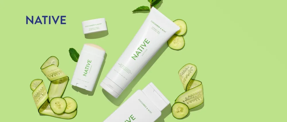 Native Toothpaste Made from Naturally-Derived Cleaners and Simple Ingredients That Safely Whitens Teeth, 4.1 oz, Wild Mint with Fluoride - 1 Count - native deodorant body wash lotion bath products natural best vegan