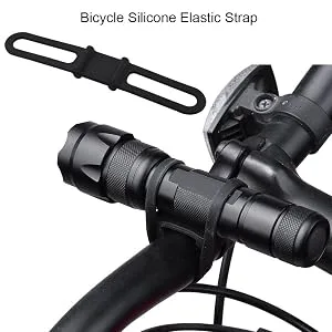 Alomejor 5pcs Bicycle Silicone Strap Universal Bike Silicone Holding Strap for Bike Light Flashlight Cellphone and More - product information 15
