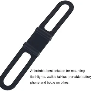 Alomejor 5pcs Bicycle Silicone Strap Universal Bike Silicone Holding Strap for Bike Light Flashlight Cellphone and More - product information 21
