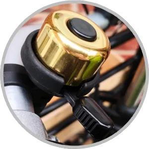 BONMIXC Bike Bell Brass Mini, Clearer Louder Longer Sustained Purer Tone Silver - best value